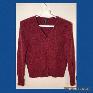 Eileen Fisher V-Neck Cardigan Sweater, Merino/Cashmere Blend